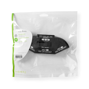 Commutateur AV 3 ports 3x entrées RCA RwY 1x sortie RCA RwY Noir - Product Image 4