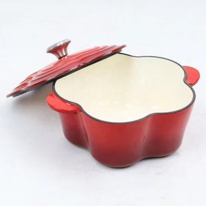 Casserole 20 cm, <span class=keywords><strong>petite</strong></span>, antiadhésive, émaillée, de haute qualité, écologique, nouvelle, luxueuse, colorée, en <span class=keywords><strong>fonte</strong></span>, avec couvercle - Product Image 2
