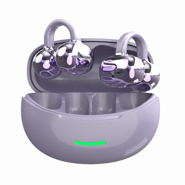 Bluetooths Ear Cuff Headphones Open Wearable Night Running Safety Office Hands-free Calling Ergonomic C-bridge Design