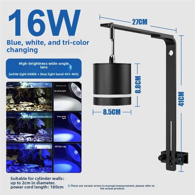 Blanc bleu tricolore à intensité variable / avec support inclus