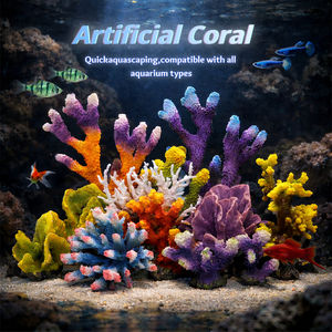 Décoration d'<span class=keywords><strong>aquarium</strong></span>, ornement de récif corallien en résine pour <span class=keywords><strong>aquarium</strong></span> d'<span class=keywords><strong>eau</strong></span> <span class=keywords><strong>douce</strong></span> et d'<span class=keywords><strong>eau</strong></span> salée - Product Image 2