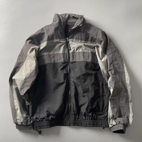 Veste coupe-vent à capuche pour homme, personnalisée, à empiècements, légère, technique, écologique, rétro, sportswear athlétique, fermeture éclair intégrale