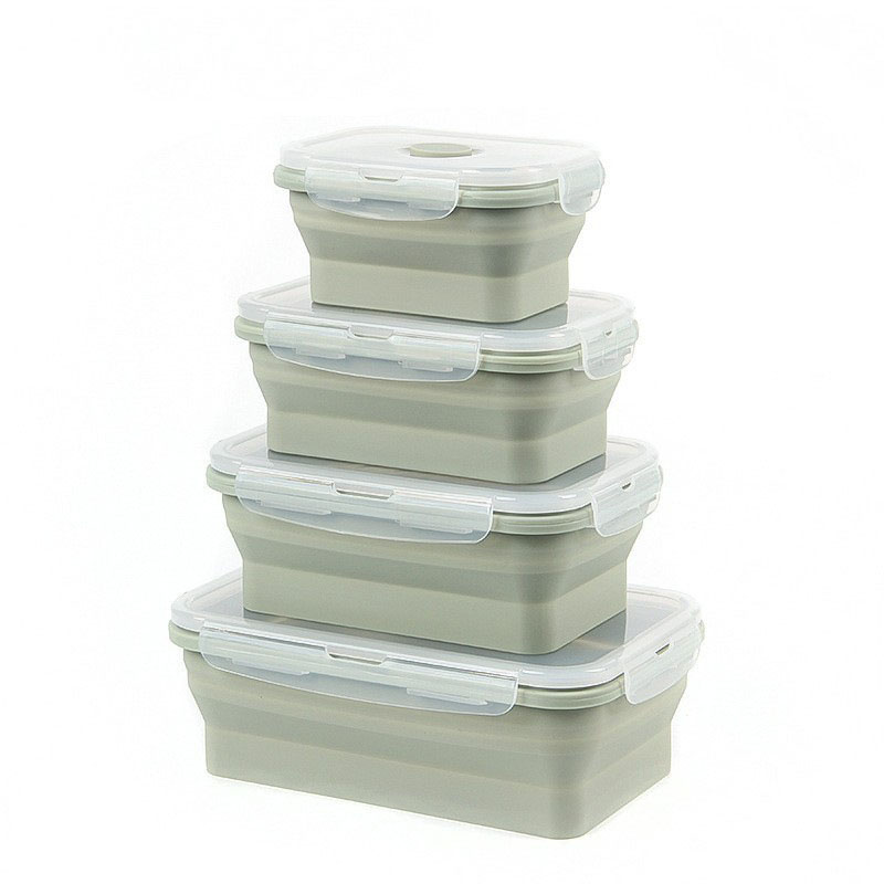 Green [four-piece lunch box]