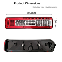 Pièces détachées pour camions lourds OEM 82849925 82849894, Ensemble LED 24V pour Volvo FH FM FMX, Feu arrière