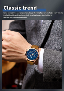 POEDAGAR <span class=keywords><strong>Montre</strong></span> à quartz pour <span class=keywords><strong>homme</strong></span> <span class=keywords><strong>Montre</strong></span> sport de luxe étanche Chronographe lumineuse Date pour <span class=keywords><strong>homme</strong></span> <span class=keywords><strong>Montre</strong></span>-<span class=keywords><strong>bracelet</strong></span> d'affaires en <span class=keywords><strong>cuir</strong></span> Montres pour <span class=keywords><strong>homme</strong></span> Horloge - Product Image 3