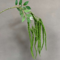 J-260619 Bonne Affaire : Amarante Artificielle à 12 Tiges avec Feuilles pour Décoration de Mariage - Plantes Artificielles