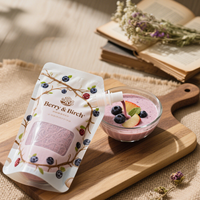 Système de recharge de poche réutilisable de bec de nourriture pour le yaourt 200ml