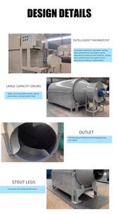 Secadora Multifuncional Pequeña de Ahorro de Energía, Máquina de Secado de Tambor de 1300 kg/h para Virutas de Madera y Hojas de Árboles - Product Image 5