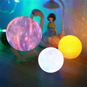 Lampade per la stanza 3D luce della luna da DIY Design Design LOGO luce notturna calda luce notturna 3D camera da letto decorazione della casa - Product Image 6