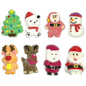 Malvavisco con Sabor a Fruta al por Mayor, OEM/ODM, Piruleta <span class=keywords><strong>de</strong></span> Malvavisco con Forma <span class=keywords><strong>de</strong></span> Árbol <span class=keywords><strong>de</strong></span> Navidad y Alce, 45g, Malvavisco Suave <span class=keywords><strong>de</strong></span> Algodón - Product Image 1