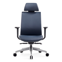 Chaise à dossier haut en cuir Chaise de bureau à siège coulissant Chaise de soutien lombaire réglable