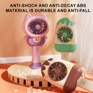 Vente en gros 2025 <span class=keywords><strong>ventilateur</strong></span> de crème glacée <span class=keywords><strong>avec</strong></span> socle de poche USB chargeant un mini <span class=keywords><strong>ventilateur</strong></span> de bureau à trois vitesses vent élevé - Product Image 2