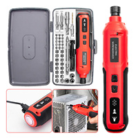 Mini perceuse sans fil rechargeable 2000mAh 3.7V, moteur sans balais, 360RPM, couple maximal 5Nm, tournevis de précision électrique