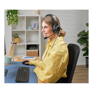 Auriculares con micrófono filo Ayda Max USB ENC Negro 25462 - Product Image 6