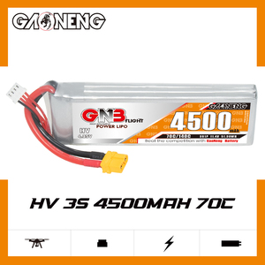 GNB สำหรับแบตเตอรี่ LiPo 4500mah 3S 11.4V 70C 140C LiHV XT60 RC 300 รอบการใช้งาน สำหรับรถบังคับวิทยุและเรือบังคับวิทยุ - Product Image 2