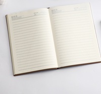 Cahier de notes en cuir PU souple A5 pour le bureau, fournitures scolaires personnalisées, agenda agenda agenda