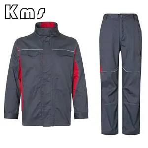 KMS Customize LOGO Wholesale Industrial Electrician Beauty Design Clothing Engineer Construction Used Work Uniform