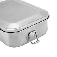 Matériel incassable durable résistant de catégorie comestible de boîte à lunch d'acier inoxydable