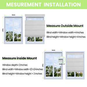 Cortinas romanas <span class=keywords><strong>de</strong></span> arriba hacia abajo <span class=keywords><strong>para</strong></span> <span class=keywords><strong>ventanas</strong></span>, persianas romanas inalámbricas opacas, oscurecimiento <span class=keywords><strong>de</strong></span> habitación con aislamiento térmico <span class=keywords><strong>para</strong></span> el hogar y la sala <span class=keywords><strong>de</strong></span> estar - Product Image 6