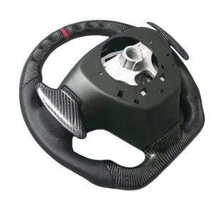 Volante Personalizado de Fibra de Carbono con LED para <span class=keywords><strong>Cadillac</strong></span> CTS CTS-<span class=keywords><strong>V</strong></span> XTS SRX ATS <span class=keywords><strong>CT6</strong></span> ATS-<span class=keywords><strong>V</strong></span>, con Levas de Cambio - Product Image 6