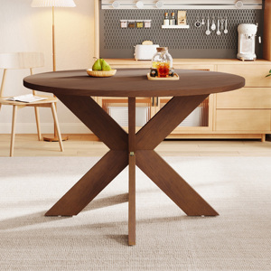 Nouvelle <span class=keywords><strong>table</strong></span> de cuisine <span class=keywords><strong>en</strong></span> MDF au design moderne, style simple, meubles de salle à manger, <span class=keywords><strong>table</strong></span> <span class=keywords><strong>ronde</strong></span> pour cour, patio, appartement, villa, hôtel - Product Image 2
