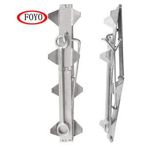 <span class=keywords><strong>Ancre</strong></span> à griffe FOYO galvanisée, <span class=keywords><strong>ancre</strong></span> <span class=keywords><strong>de</strong></span> <span class=keywords><strong>bateau</strong></span> offshore, matériel marin en boîte pour <span class=keywords><strong>bateau</strong></span>, yacht et kayak - Product Image 3