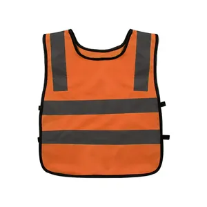 120g vêtements fluorescents maternelle gilet réfléchissant personnalisable activités de plein air gilet de sécurité pour enfants tenue de travail