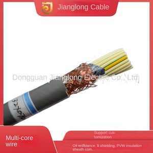 Jiang long Hochtemperatur-Kälte beständigkeit RVV-Niederspannung draht Mehrkern ummanteltes <span class=keywords><strong>Aluminium</strong></span> kupfer für extreme Arbeiten - Product Image 4