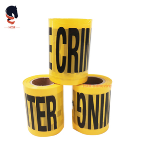 Cinta de advertencia de <span class=keywords><strong>seguridad</strong></span> PE impermeable de alta visibilidad Precaución y peligro Barricada Marcado Tira de cinturón - Product Image 6