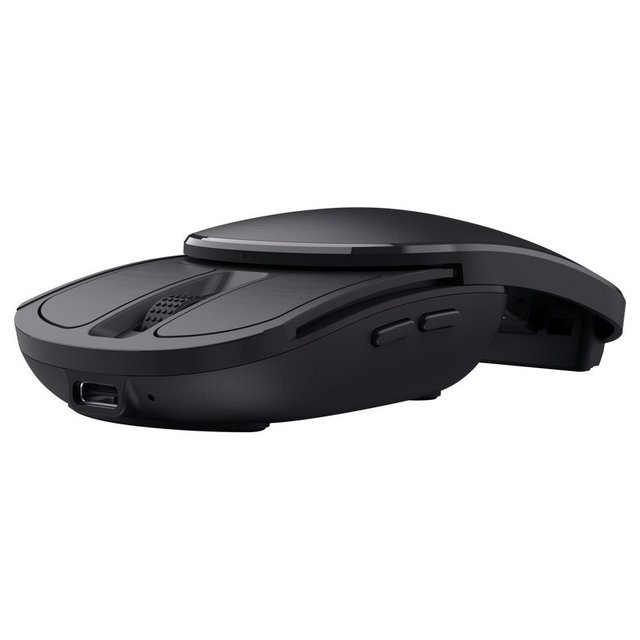 Mouse Consumer ZYLO Foldable Pocket Black Right-Handed Optical Tracking USB-C Rechargeable Laptops in Stock
