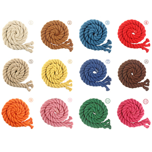 3 sợi màu 20mm xoắn mềm đan bông dây 4mm 5mm - Product Image 2