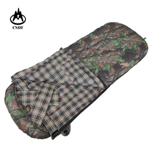 Großhandel für draußen leichter tragbarer Baumwollumschlag-Schlafsack Kaltes Tarn-Schlafsack mit Kapuze