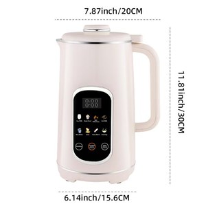 Licuadora <span class=keywords><strong>de</strong></span> Leche Vegetal 8 en 1, Automática, Sin Filtro, <span class=keywords><strong>para</strong></span> Leche <span class=keywords><strong>de</strong></span> Soya, Batidos <span class=keywords><strong>de</strong></span> <span class=keywords><strong>Avena</strong></span>, Preparación <span class=keywords><strong>de</strong></span> Alimentos <span class=keywords><strong>para</strong></span> Bebés, Exprimidor Eléctrico <span class=keywords><strong>de</strong></span> Jugos y Smoothies - Product Image 4