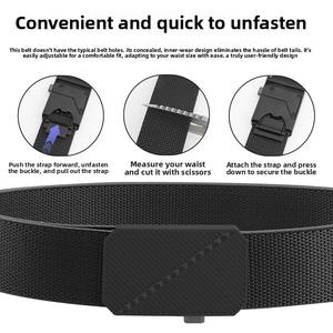 공장 각인 로고 퀵 릴리즈 패브릭 벨트 30% 신축성 있는 탄성 벨트 원스톱 맞춤형 OEM/ODM 서비스 - Product Image 2