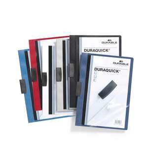 DURABLE - 2270-01 DURAQUICK® clip <b>folder</b> (multi-pack) - EAN 4005546202464 ORGANIZATION AND FILING PRODUCTS <b>FILES</b> AND <b>FOLDERS</b> - Product Image 1