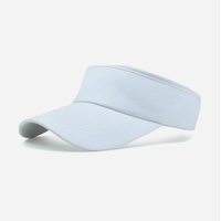 Gorra de Béisbol Personalizada de Alta Calidad al por Mayor, con Visera para el Sol, Ajustable, con Parte Superior Vacía, de Algodón, para Hombre y Mujer
