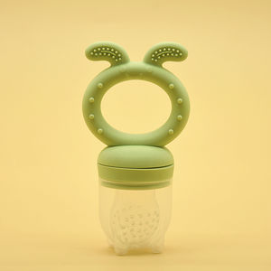 Sans BPA bébé mangeoire à fruits sucette enfant en bas âge aliments frais anneau <span class=keywords><strong>de</strong></span> dentition Silicone infantile jouet <span class=keywords><strong>de</strong></span> dentition pour 0-12 mois apaisant soulagement des gencives - Product Image 5