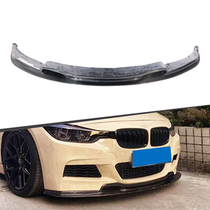 De fibra de carbono de parachoques del coche V tipo labio delantero para <span class=keywords><strong>BMW</strong></span> Serie 3 F30 <span class=keywords><strong>M</strong></span> 320i 328i <span class=keywords><strong>335i</strong></span> 2013-2018 - Product Image 1