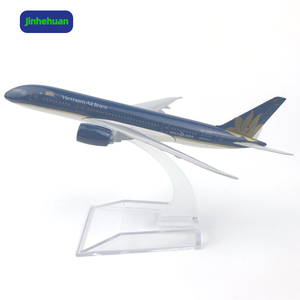 Vietnam A350 Flugzeug im Maßstab 1: 400 16cm Mini-Flug flugzeug zum Sammeln von Luft flugzeug modellen Metall handwerk Geschenk - Product Image 1