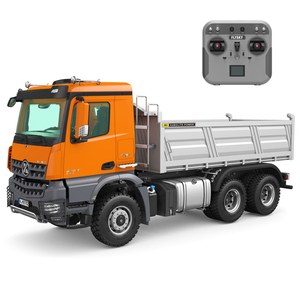 Kabolite K5702 1:14 échelle <span class=keywords><strong>6X6</strong></span> tige de levage électrique <span class=keywords><strong>camion</strong></span> à benne basculante 2.4G <span class=keywords><strong>RC</strong></span> modèle de véhicule d'ingénierie en métal - Product Image 2