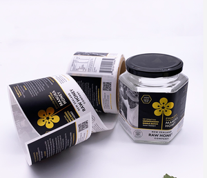 Mật Ong Jar Nhãn Bơ Đậu Phộng Thực Phẩm Jar Nhãn Dán Nhãn Biểu Tượng Không Thấm Nước <span class=keywords><strong>Sticker</strong></span> Cuộn Mô Hình Nhãn Cho Chai - Product Image 4