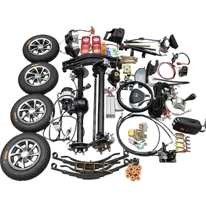 Lectric-motor de eje trasero y diferencial para coche, kit completo de eje delantero y trasero no tripulado