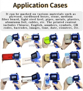 Mini máy in phun bề mặt cong đa ngôn ngữ chai thủy tinh ngày hết hạn của nhãn hiệu cầm tay máy in phun - Product Image 5