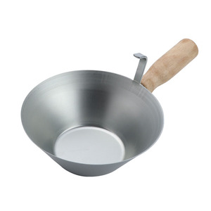 Bán buôn công nghiệp/DIY sắt mạ kẽm dụng cụ cầm tay với tay cầm bằng gỗ tùy chỉnh OEM/ODM hỗ trợ xi măng Putty bát - Product Image 2