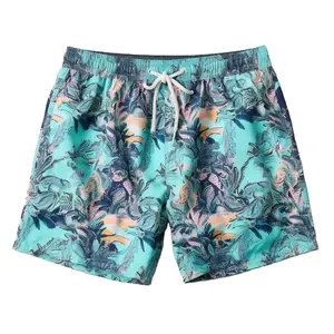 Printed Microfiber Mens Board Shorts Swim Trunk Wholesale Boardshorts Surf Beach Short Pants