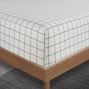 Set di lenzuola da 4 pezzi con tasca profonda 100% fogli di raffreddamento in cotone - Product Image 4