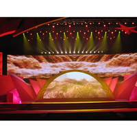Écran LED d'affichage vidéo mural publicitaire couleur HD intérieur à pas réduit P1.86 P2 P2.5 pour salle de réunion