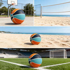 Ballon de basket pour enfants et jeunes, taille 4, 25,5 pouces, couleurs vives, durable, rebond élevé, caoutchouc épaissi, pour jouer en intérieur et en extérieur, garçons et filles - Product Image 4