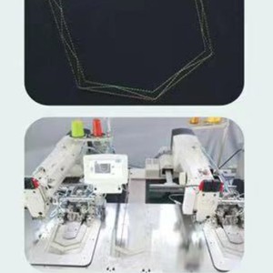 Zoyer Double-Head <b>Sewing</b> <b>Machine</b> <b>Automatic</b> Bag Applicator Garment Processing Equipment - Product Image 2