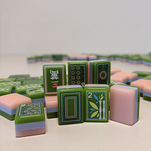 <span class=keywords><strong>Mahjong</strong></span> Américain Personnalisable en Gros, 3 Couches, Tuiles Durables et Portables, 160 Pièces, 4 Joueurs - Divertissement Amara <span class=keywords><strong>Mahjong</strong></span> - Product Image 6